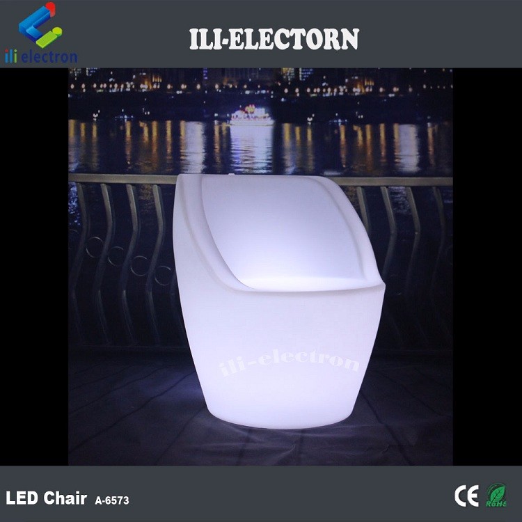 Rechargeable LED Glow Furniture Chair Waterproof For Event Night Club