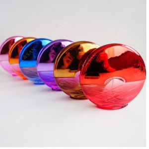 30ml Cylinder Refillable Glass Perfume Bottle Screen Printing Surface Handling