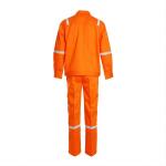 Anti Static Safety Work Uniforms Fireproof Safety Work Suits 115gsm