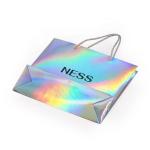 Customized Size Hand Length Handle Jewelry Paper Shopping Bag with Luxury Logo