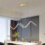Dining Room Restaurant Modern Pendant Light Hanging Linear Chandelier