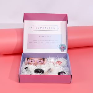 Custom Printing Hair Wigs Eyelash Box for PERFUME Monthly Subscription Packaging