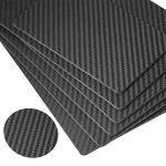 Light Weight 400×500mm Carbon Fiber Plate 0.3mm High Strength