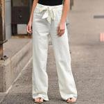 Fashion All Match Blue Casual Pants Summer Wide Leg Trousers