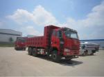 Used Dump Trucks 6×4 Drive Mode Flat Cabin EURO II Emission Standard 6 Cylinders