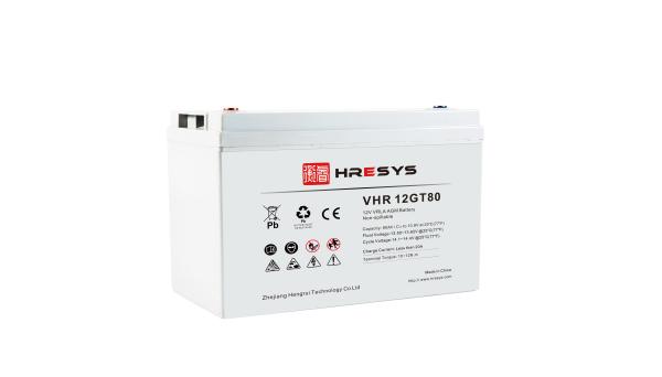 12 V 80 AH Top Terminal VRLA AGM Battery for General Purpose , L330mm x W174mm x