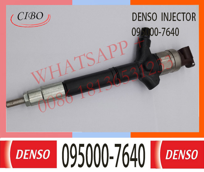 095000-7640 Genuine Common Rail Diesel Engine Fuel Injector 23670-09290 23670-0R020 23670-0R070