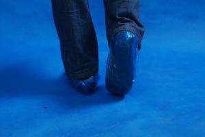 China Protective Disposable Shoe Covers , Impervious Medical Disposable Shoe Booties factory