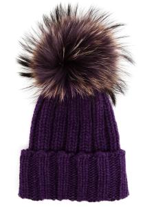 China fur bobble beanie factory