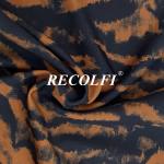 Anti Bacterial High Stretch Activewear Knit Fabric 230gsm Customized Pattern