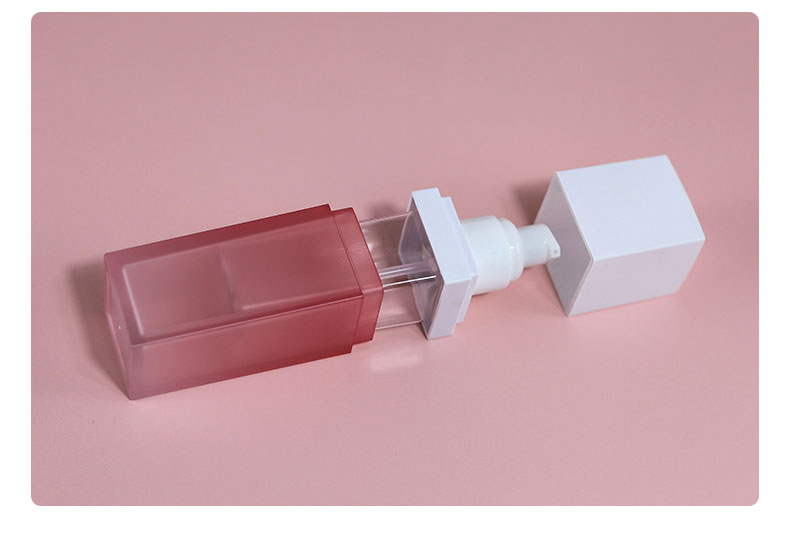 Transparent Square Acrylic Bottle Plastic Eye Cream Jar For Packaging Screen Printing
