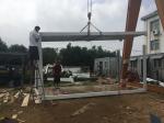 Flexible 40 Foot Flat Pack Container House Steel Structure Frame Quick To