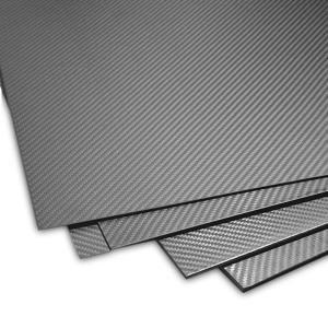 China 200x300x1mm 3K Twill Matte Carbon Fiber Sheets Durable Lightweight Material factory