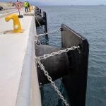 Customized Cone Rubber Fenders NR Materials Safety Moulding Anti Collision
