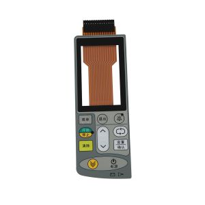 China Buttons Embossing Membrane Control Panel With High Sensivity Metal Dome on sale