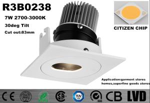 China 3 Years Warranty Interior LED Spot Downlights Home COB LED Recessed Spotlights factory