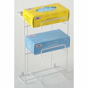 China Three Box 14&quot; Width Glove Dispenser Holder PVC Coated Keeps Gloves Organized factory