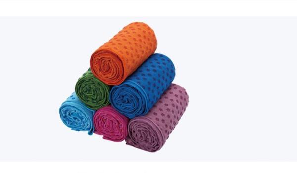 Microfiber Print Yoga Towel/Blanket, Anti-skid Portable Travel Yoga Mat Gym