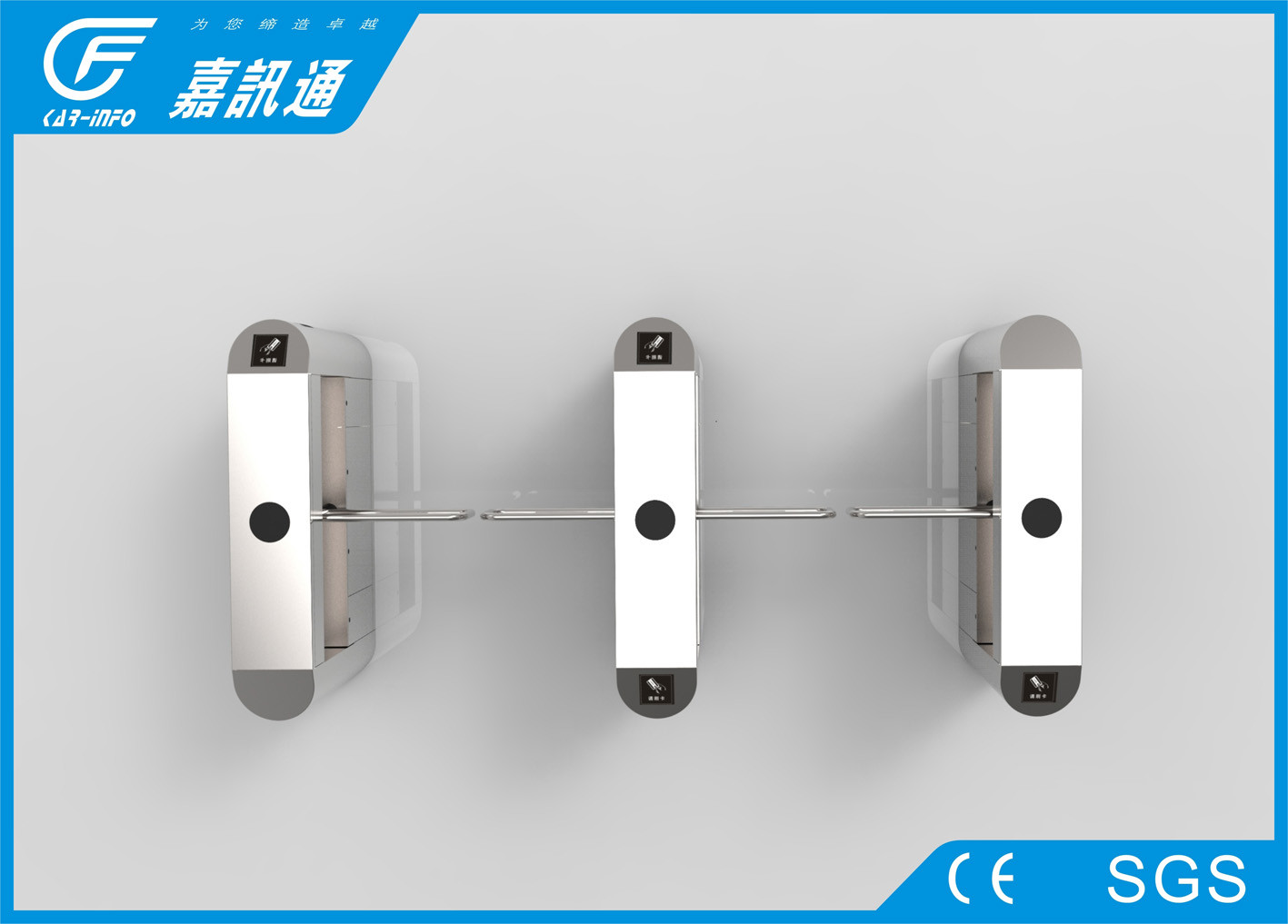 Automatic RFID access control system swing gate opener for gym entrance solution