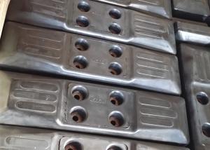 China Lightweight Dozer Track Pads , 450mm Length Rubber Pads For Steel Tracks factory
