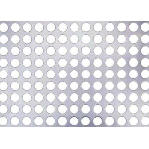 Stainless Steel Round Hole Perforated Metal Mesh Customized
