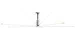 7.3m Gear Reducer Type Industrial Facility Hvls Fans For Traffic Stations