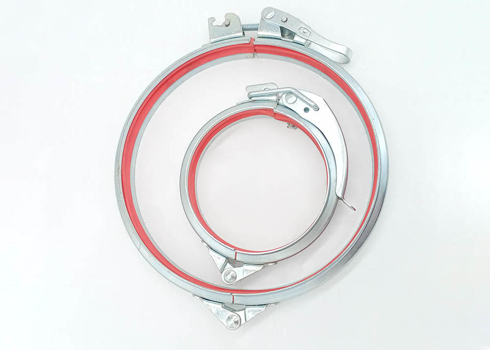 600mm Duct System 5.5mm Quick Release Hose Clamps With Sealing