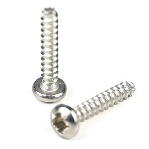 China INCH Measurement System SUS304 Stainless Steel Flat Point Self Drilling Tapping Screws factory