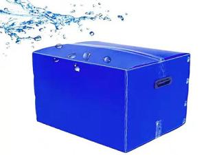 China Flat Surface PP Corrugated Plastic Box , 4mm Corrugated Plastic Containers factory