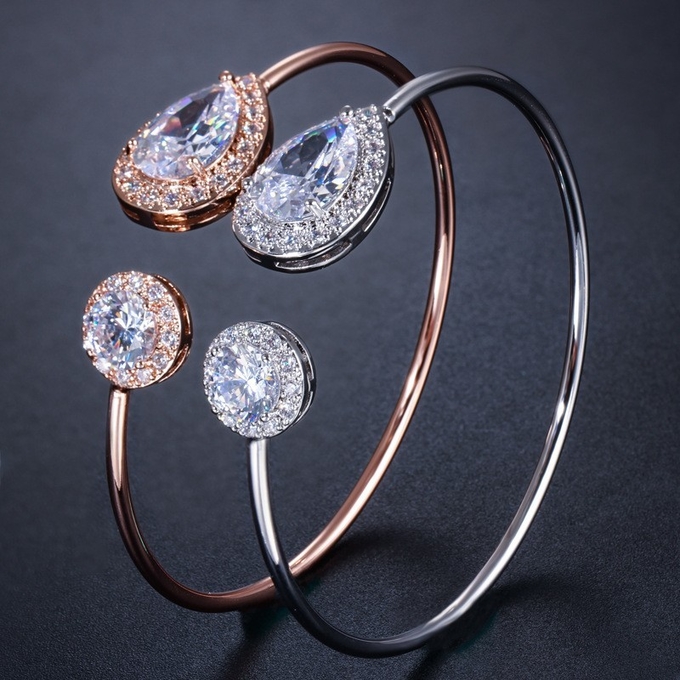 Fashion Brass Tennis Bracelet AAA CZ Bling Bling Bracelet Bangle Cubic Zirconia Bracelet For Men And Women