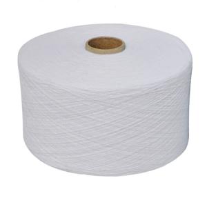 China High Tenacity Cotton And Polyester Yarn 52 count for Knitting factory