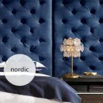 Copper Marble Luxury Bedside Table Lamp Fashion Living Room Lighting