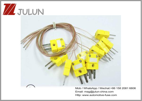 OMEGA Yellow Thermocouple Connector K Type Temperature Measuring Wire Plug