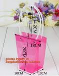 custom printed PE soft loop handle shopping plastic bag/Heat Seal Boutique Store
