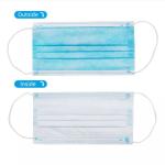 Non Sterile 3 Ply Face Mask High Filtration Efficiency For Adults
