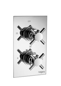 China Durable Polished Thermostatic Bath Mixer For Bathroom T8565 Standard Size factory