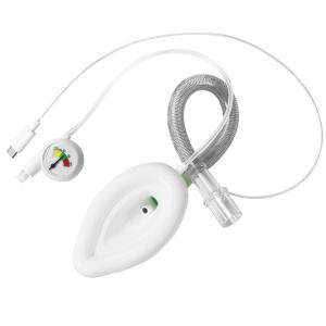 China Reinforced Breathing LMA Intubation Video Larygeal Tube 5.0# Built-in Camera factory