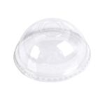Food Grade PET PLA Plastic Arch Dome Cup Lids Disposable Biodegradable