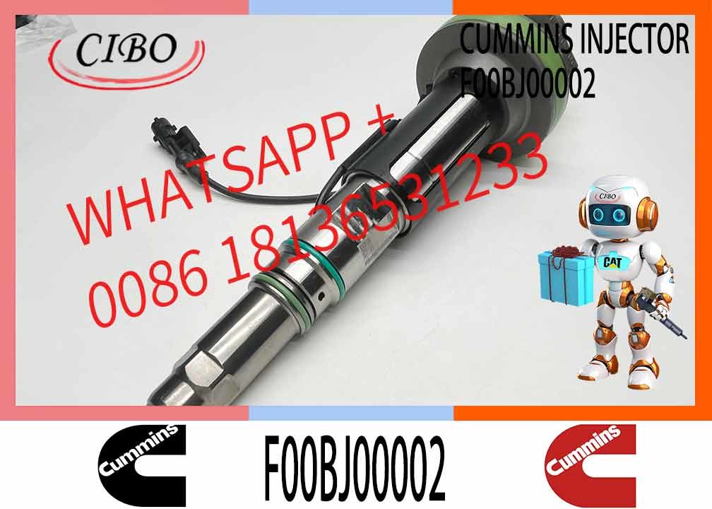 F00BJ00002 High Quality QSK19 Diesel Engine Parts Fuel Injector F00BJ00002 Excavator Fuel Injector For Bos Injector Dies