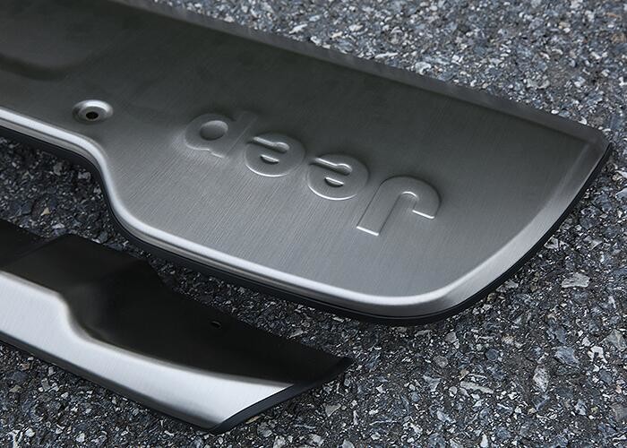 Stainless Steel Auto Body Kits , JEEP Renegade 2016 Bumper Skid Plates
