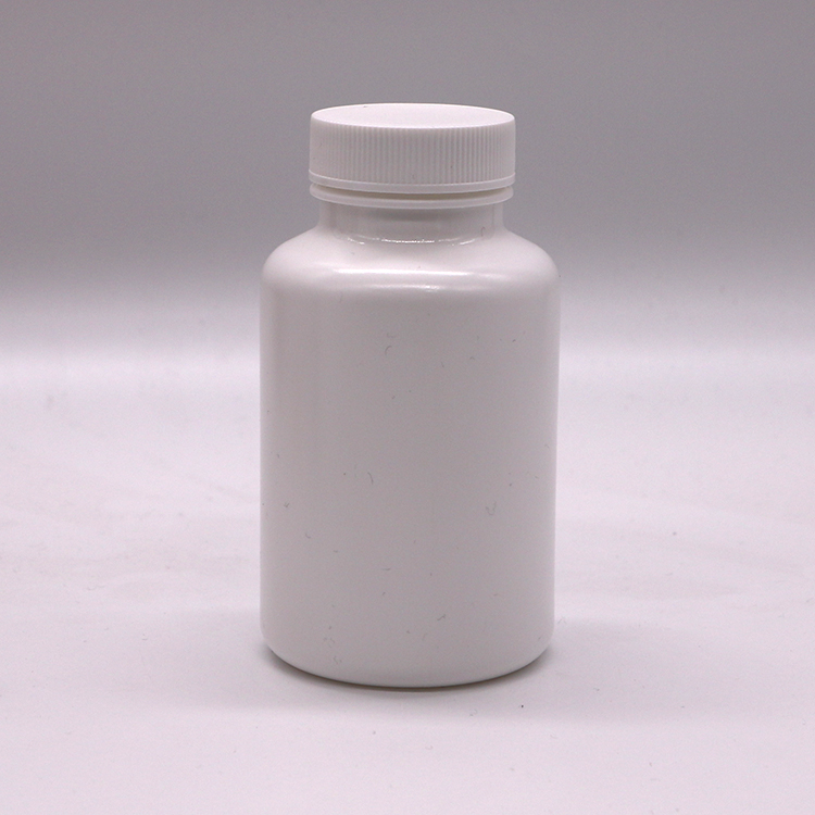 Round Shape Supplement Bottle for Solid Tablet and Capsule Storage 200mL Capacity