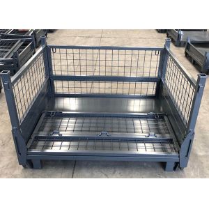 China Foldable Collapsible Pallet Cage Stillage For Warehouse Logistics Turnover factory