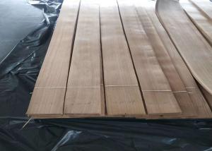 China Quarter Cut Brown Ash Wood Veneer Sheets For Furniture 0.2mm For Plywood factory