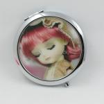 Shinny Gifts Cheap Wedding Gift Favor Cosmetic Mirror Metal Portable Mirror
