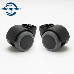 China Thread Size 11mm Office Chair Caster Wheels - Available in Black/White/Red factory