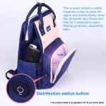Large Capacity Nursing Bottle UV Disinfection Diaper Bag