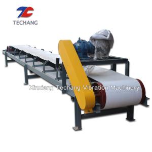 China High Efficiency Belt Conveyor Machine , Large Angle Inclined Belt Conveyor factory