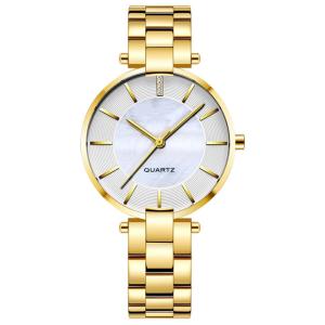 China OEM Analogue Wrist Watch 3bar 34mm Japan Movt Stainless Steel Back For Lady factory
