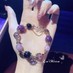 New Arrival Gold Shiny Zircon Diamond Bracelet Crystal Rhinestone Rose Gold
