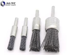 China Mini Steel Wire Polishing Brush 16mm / 24mm Crimped Wire Wheel Brush Lightweight High Performance Oem / Odm factory